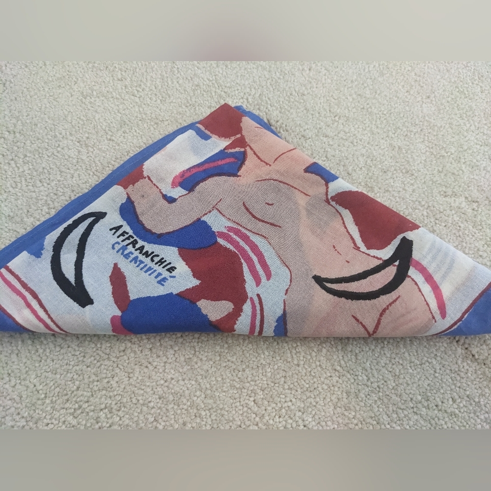 Sezane Multicolor Artistic Scarf